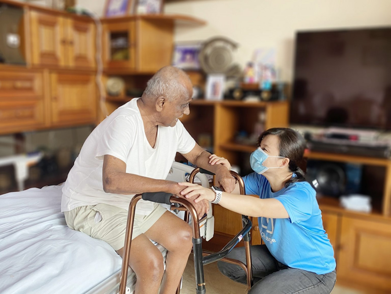 Among other services, Homage provides palliative home care for the elderly, helping to take pressure off the shoulders of stressed-out families. – Pic courtesy of Homage Malaysia