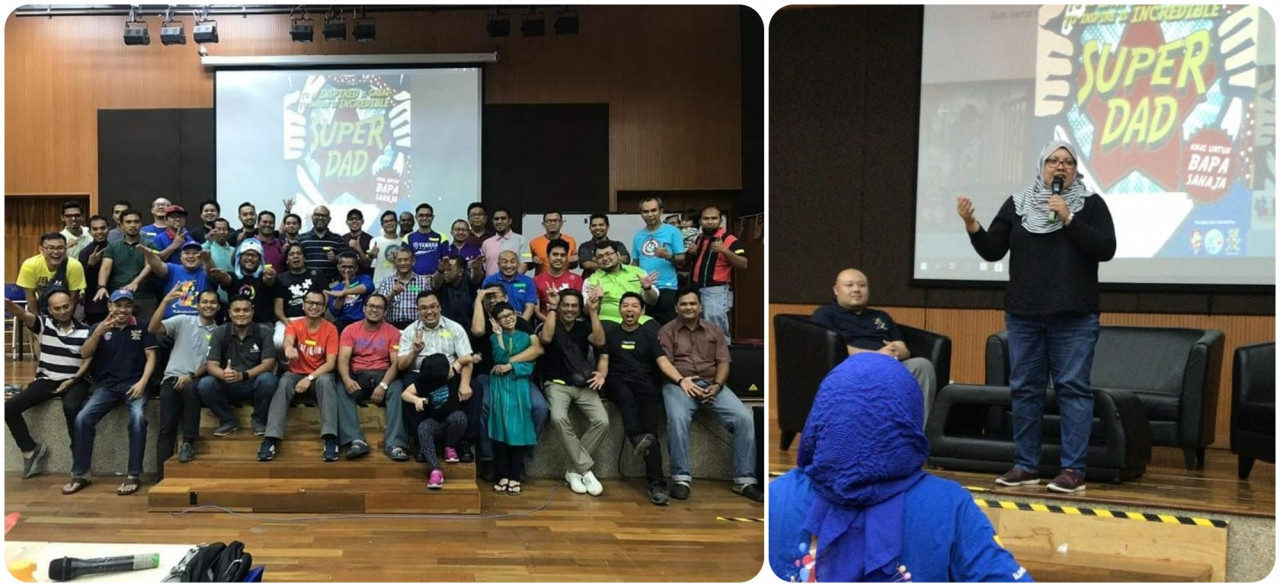 Nik Didi at parent training with 70 autism fathers. – Pic courtesy of Nik Didi Nik Mohd Yusoff