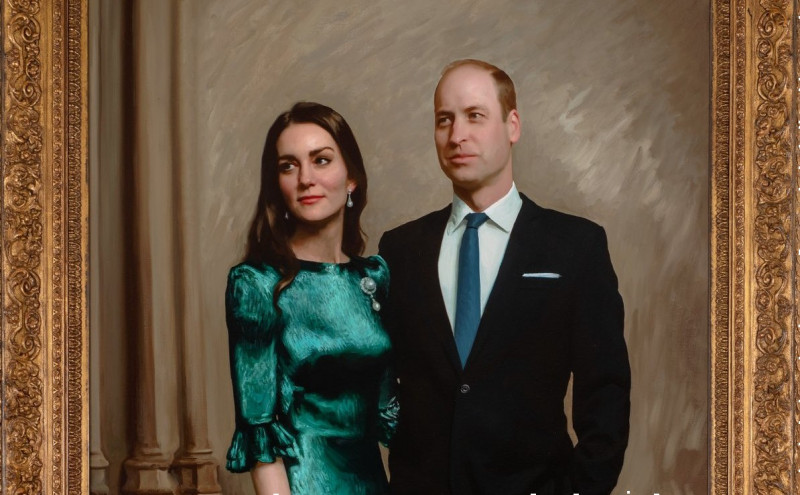 First official portrait of Prince William and Kate released