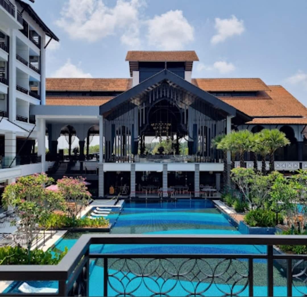 Another view of the highly stylised resort. – Ian McIntyre pic