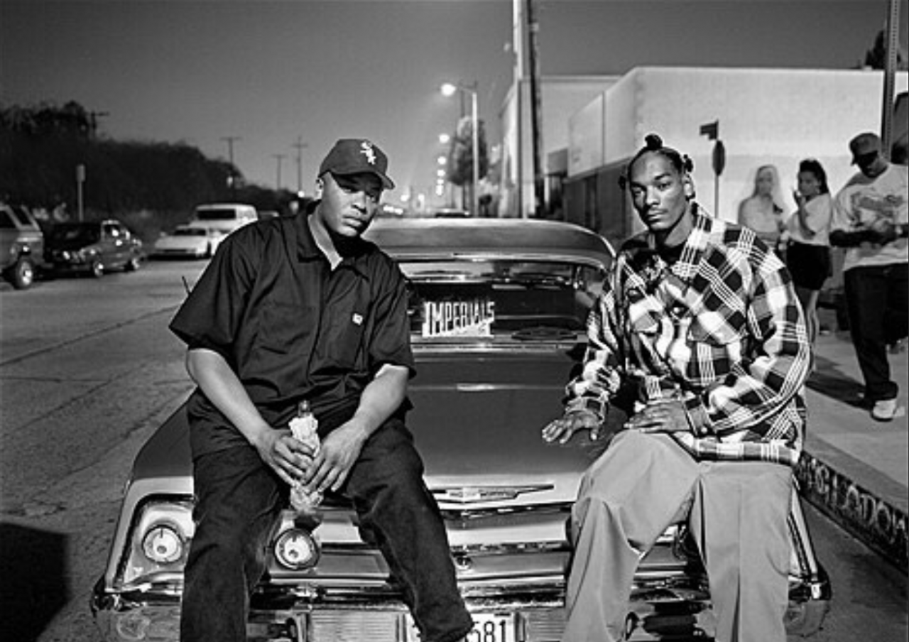 Dr Dre (left) with one of his most famous proteges, Snoop Dogg. – Instagram pic