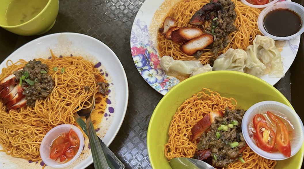 Sainah Café’s mee kolok is priced at RM7 a bowl while a bigger bowl with wantan added costs RM9. – Bernama pic