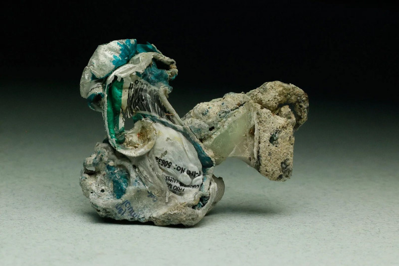 Plastiglomerate ‘rocks’ made up of plastic waste, coral rubble found in Indonesia