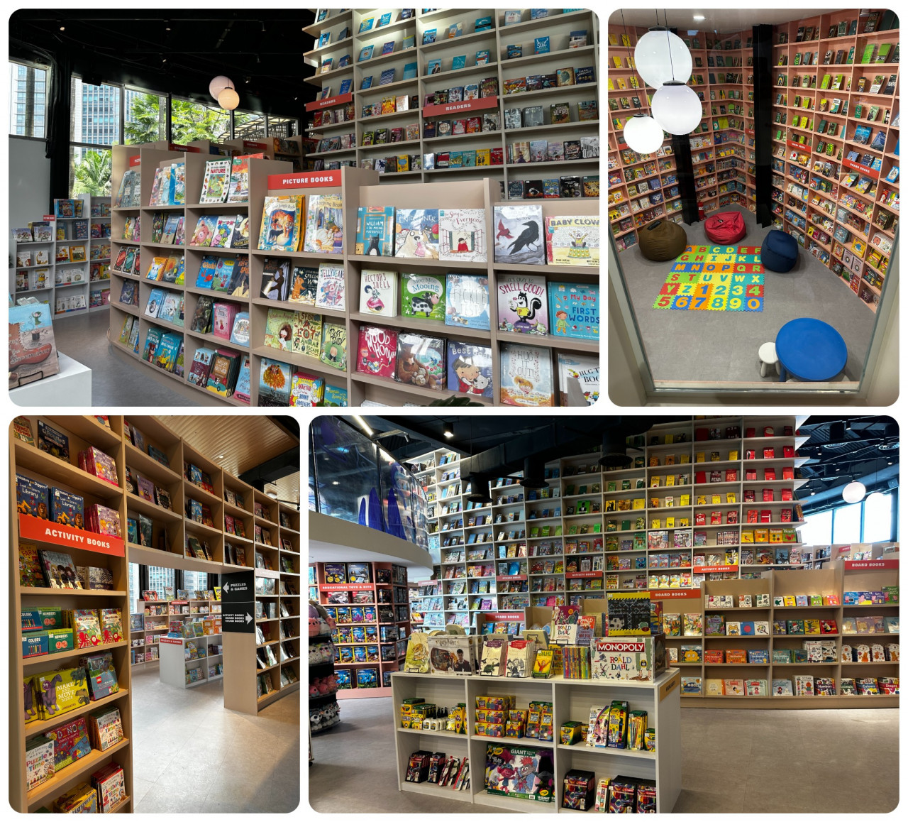Snapshots of the kid’s section of the bookstore. – Haikal Fernandez pic