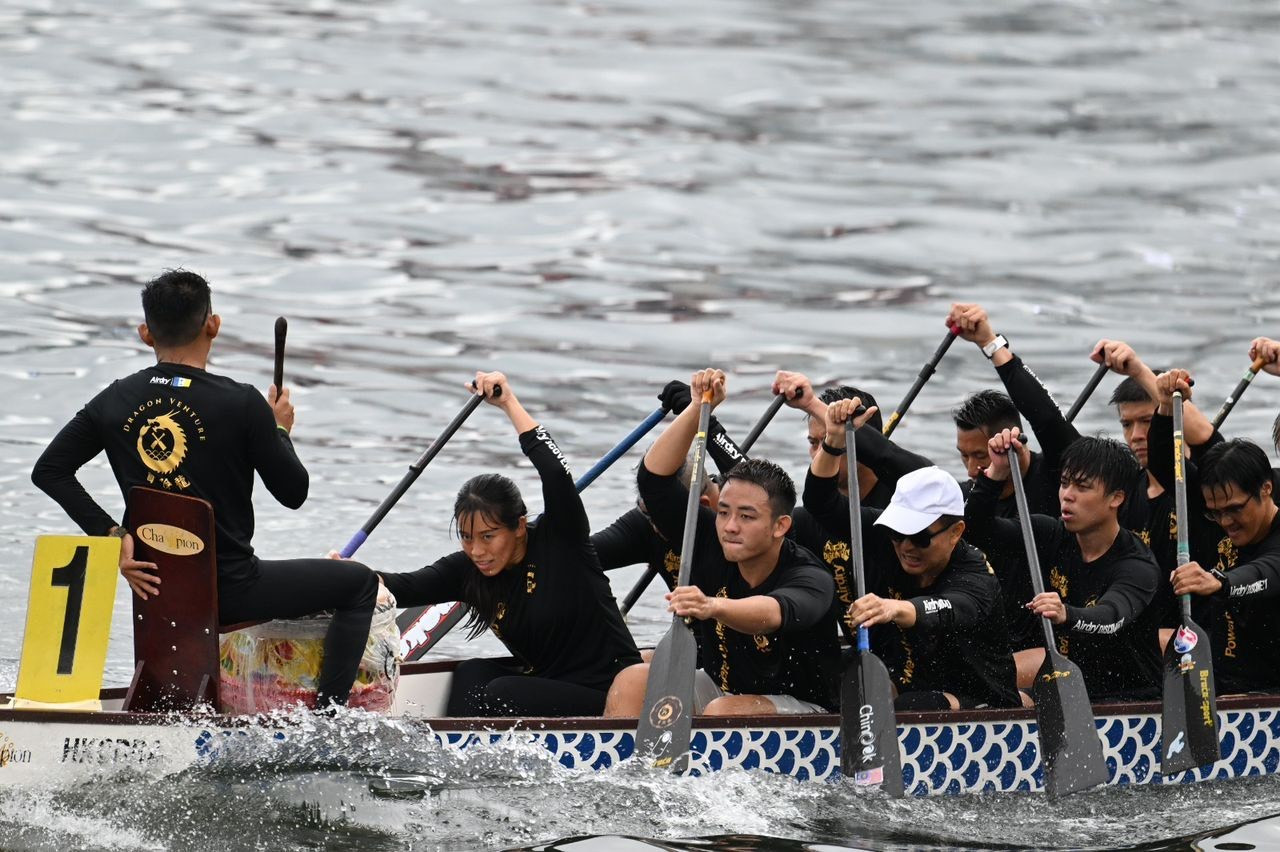 Dragon Ventures Dragon Boat Team competing in International Mixed Championship category. – Pic courtesy of Dragon Ventures