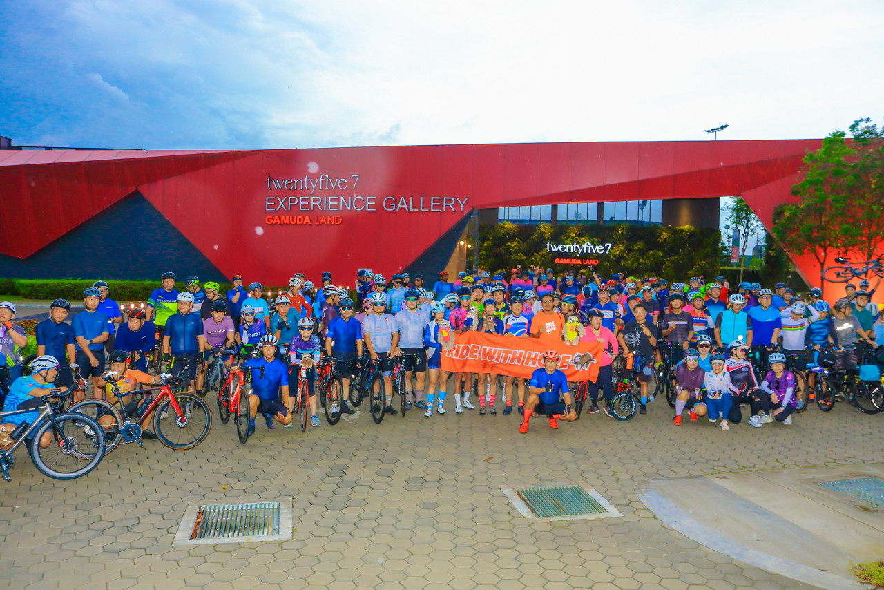 More than 200 cyclists took part in the event from Twentyfive7 Experience Gallery organised by Stay Young Riding Club recently. – Pic courtesy of RWH