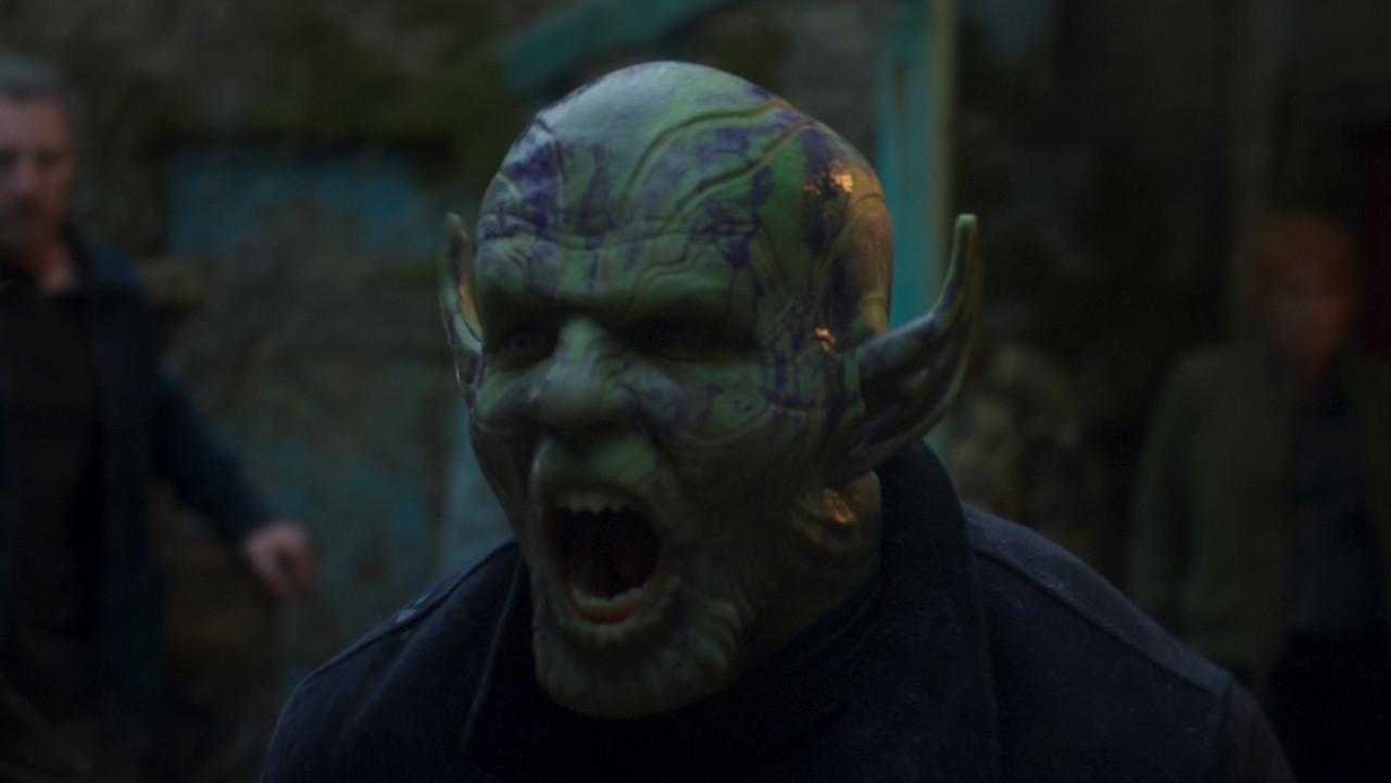 A Skrull in its natural form. The shape-shifting aliens can transform their appearance at a moment’s notice, meaning they could be anywhere and anyone. – Pic courtesy of Disney
