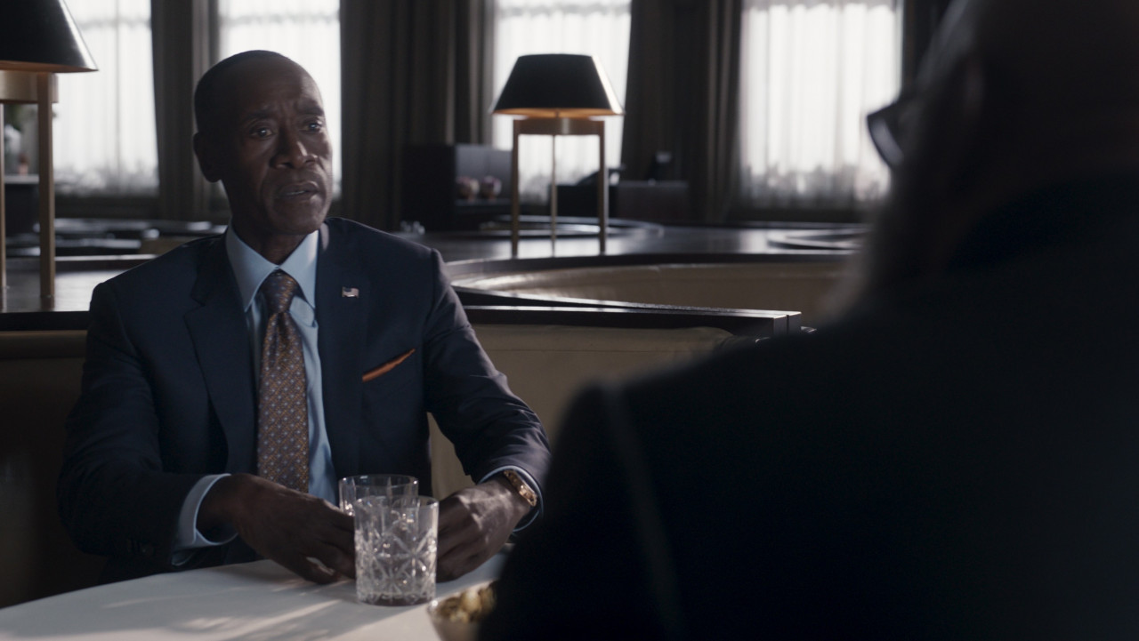 It’s been a long journey for James ‘Rhodey’ Rhodes, played by Don Cheadle, from being Tony Stark’s best friend to being a top advisor to the President. He gets to do a lot more than quip in this series. – Pic courtesy of Disney