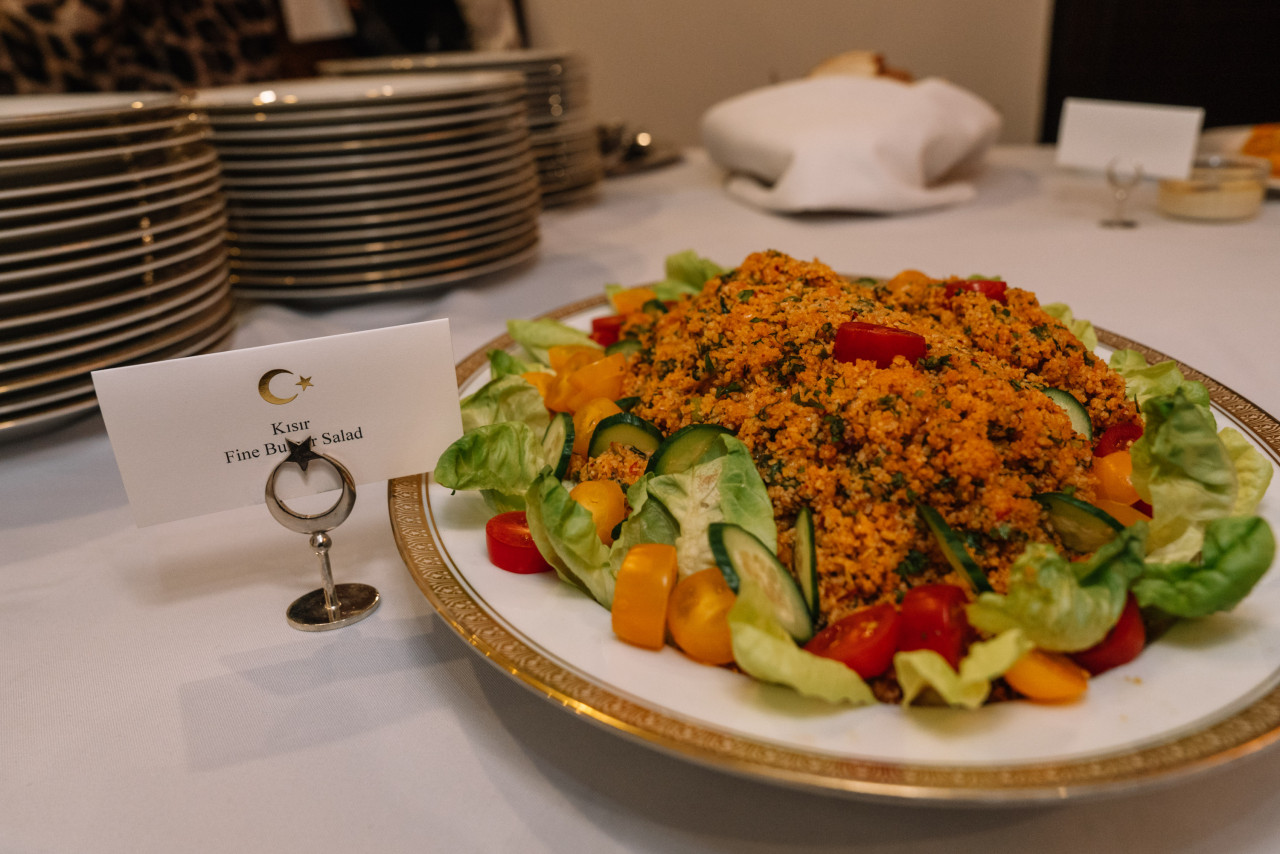 Kisir (fine bulgur salad) served during the dinner at the Ambassador's residence. – Pic courtesy of Turkiye Embassy