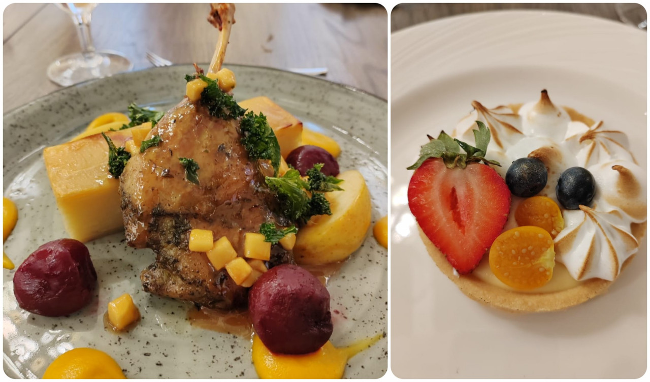 Savoury dishes like roast duck with apples and mouthwatering desserts reflect the versatility of the fruit. – Shazmin Shamsuddin pix