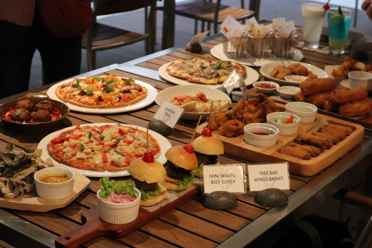 Food galore at the G Hotel. – Pic courtesy of Ian McIntyre