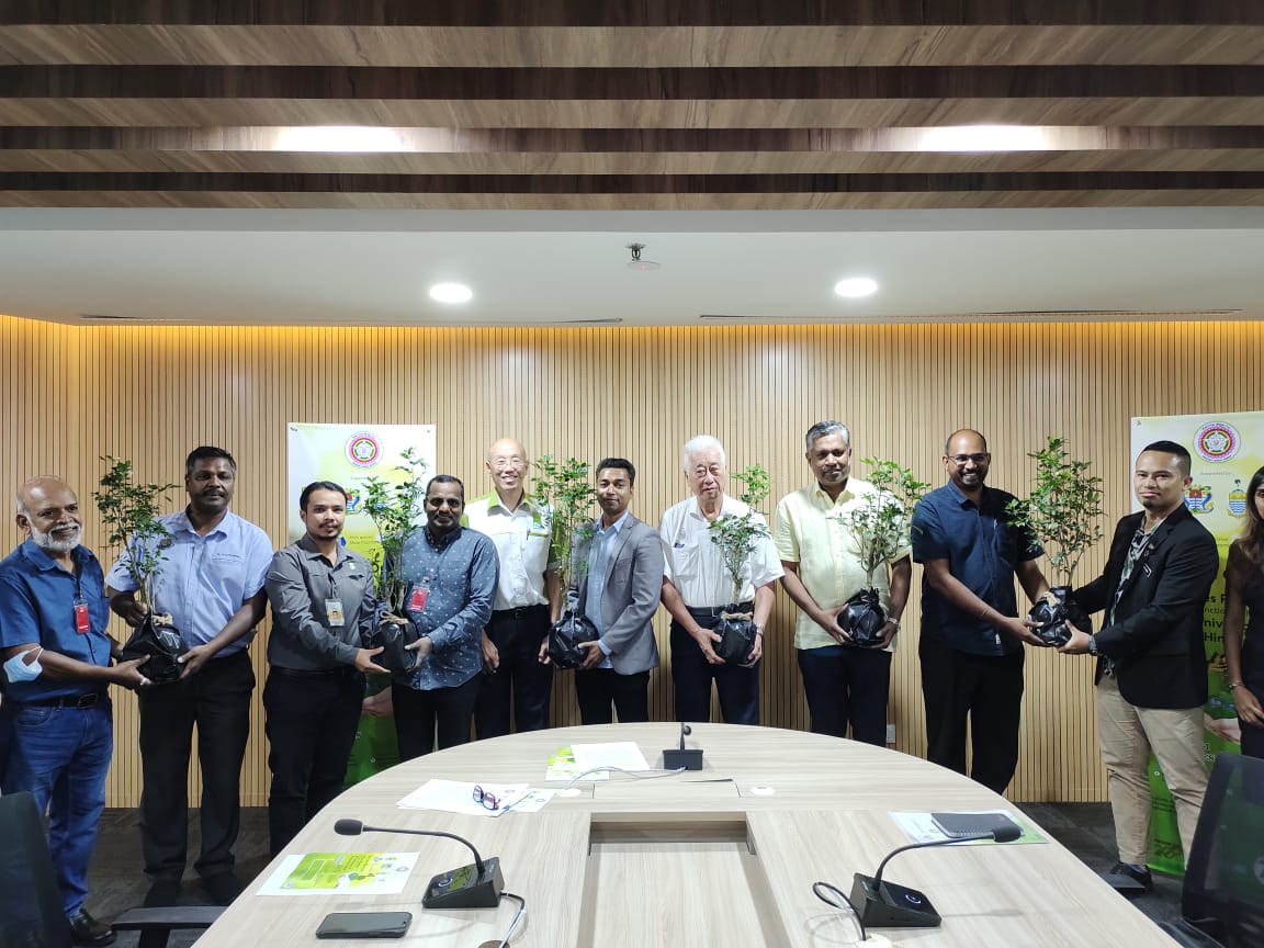 Phee Boon Poh (centre) with members of the organisation. – Ian McIntyre pic