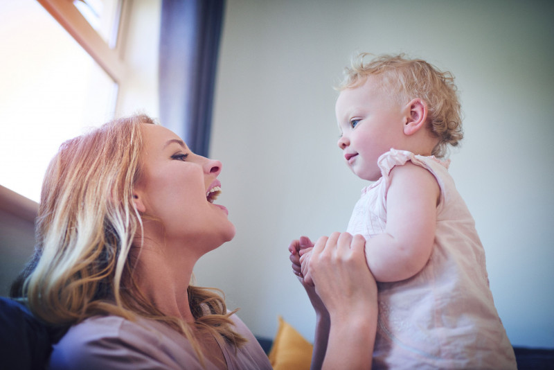 Mothers’ voices change drastically when talking to a baby or a puppy