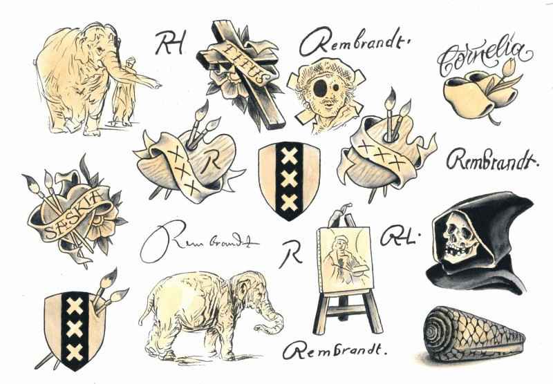 In the Netherlands, art lovers can get inked with a lasting souvenir of Rembrandt