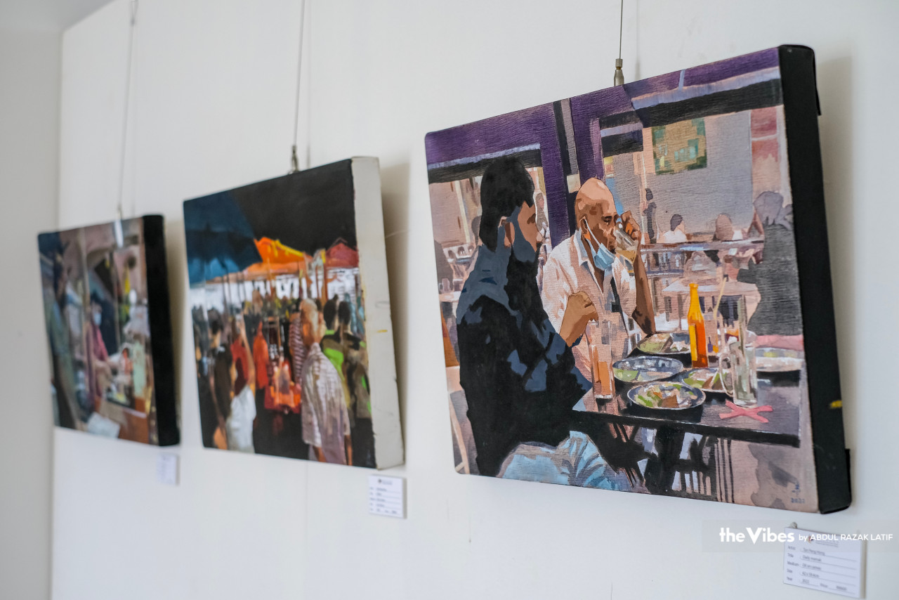 Paintings done by the artists of their Art Residency programme have contributed some of their artworks to the gallery. – ABDUL RAZAK LATIF/The Vibes