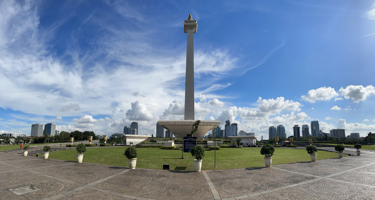 A panoramic view of the National Monument located in Taman Merdeka. – Lancelot Theseira pic