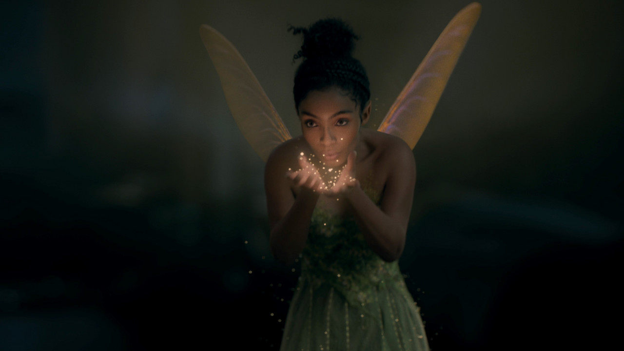 Yara Shahidi as Tinkerbell. – Disney pic