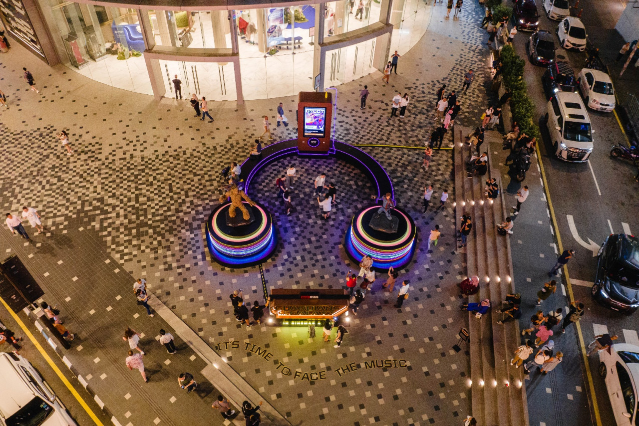 An aerial view of the display at the Piazza of Starhill Shopping Gallery. – Pic courtesy of Marvel