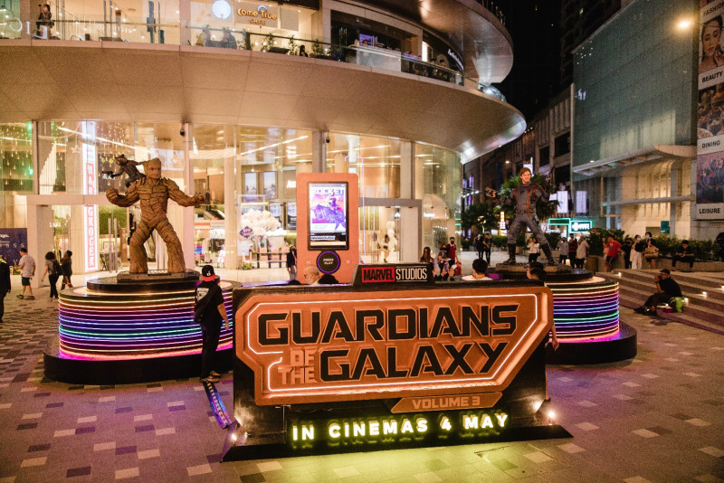 Face the music at the Guardians of the Galaxy Vol 3 display in KL
