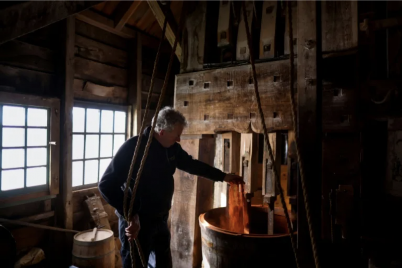 Dutch windmill offers last link to paint made in Vermeer’s day