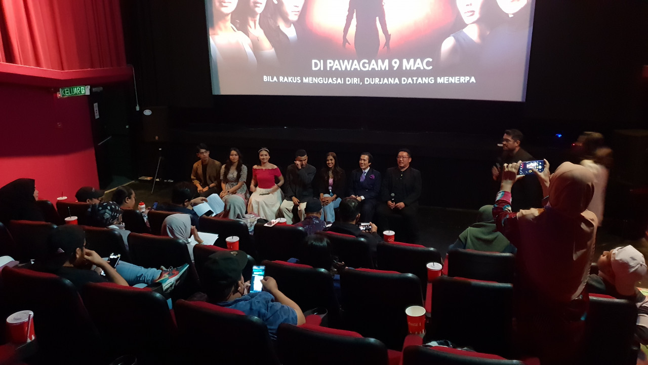 The cast of Eidolan during the Q&A session. – Julian Cheah pic
