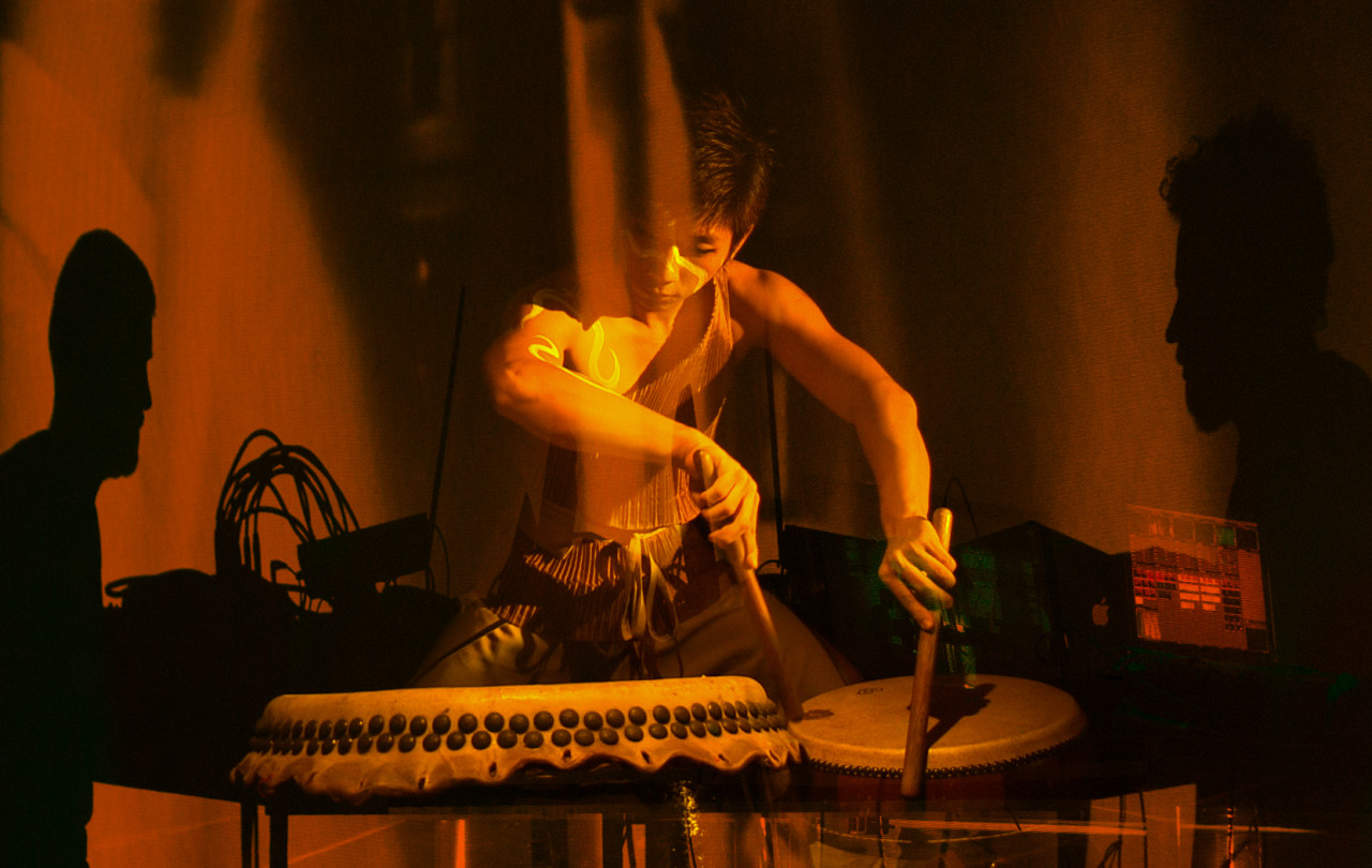 Percussion ensemble Hands Percussion in action. – Pic courtesy of SuperEverything*/The Light Surgeons