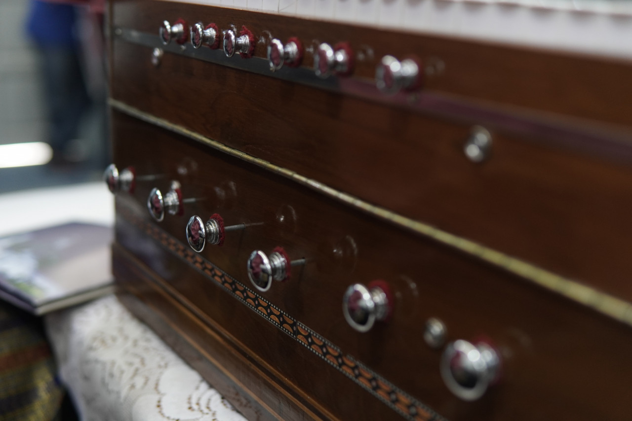 The harmonium is one the main instruments of ghazal. – Pic courtesy of Pusaka