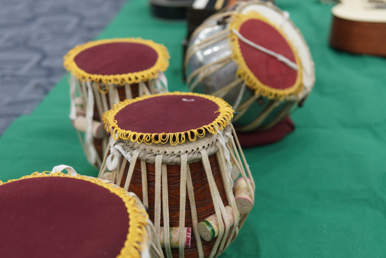 The tabla is the other main instrument. – Pic courtesy of Pusaka