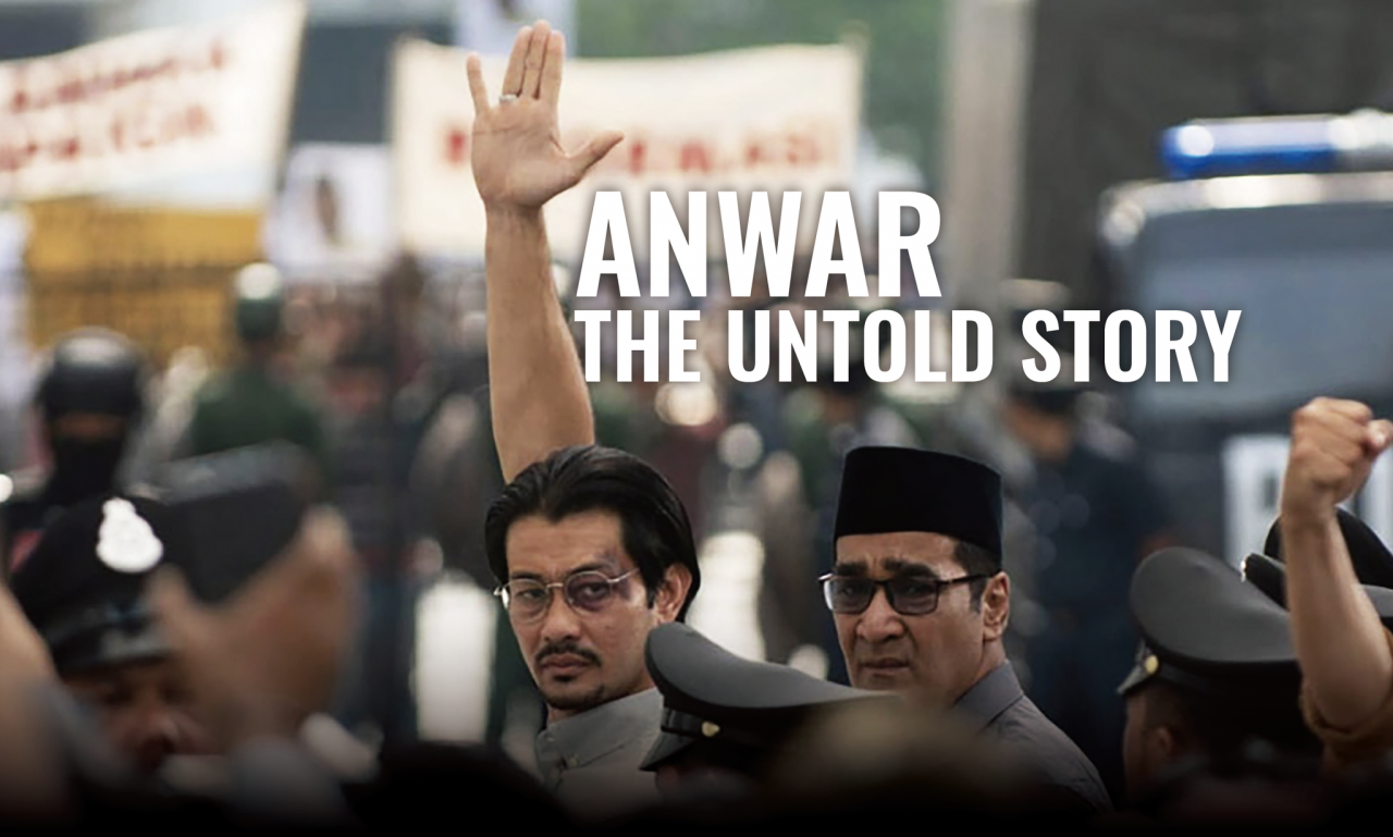 Set between 1993 and 1998, 'Anwar: The Untold Story' documents the turbulent political situation of the era. – Pic courtesy of Bianglala Entertainment