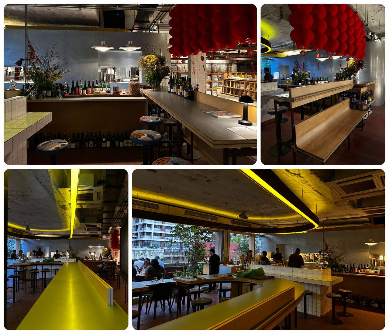Shhhbuuuleee has a very postmodern look that a lot of newer restaurants go for, though the lighting and arrangement of the countertops give it its unique look. – Haikal Fernandez pics