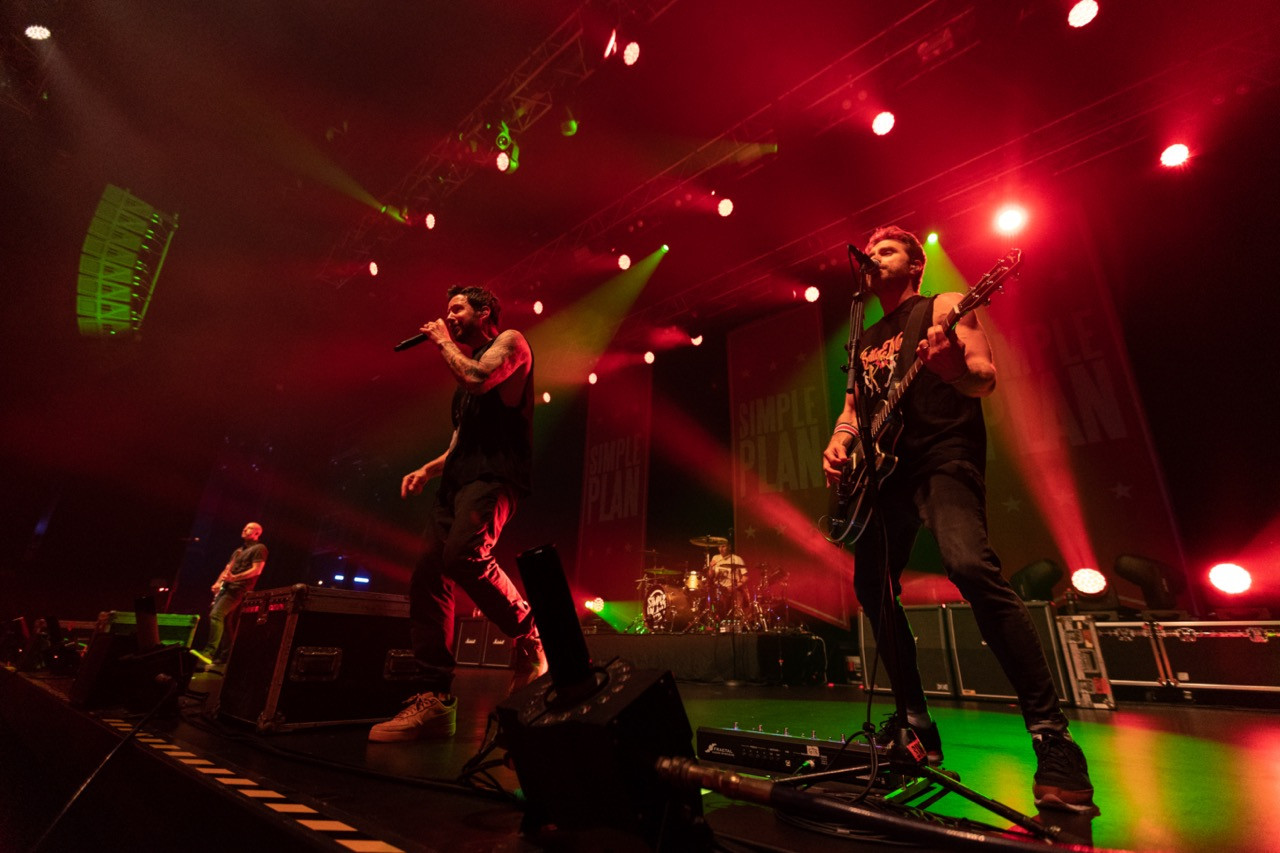 Simple Plan also performed a string of other songs from their latest album, such as Congratulations, Wake Me Up (When This Nightmare’s Over), and The Antidote. – Pic courtesy of Shiraz Projects, March 9, 2023
