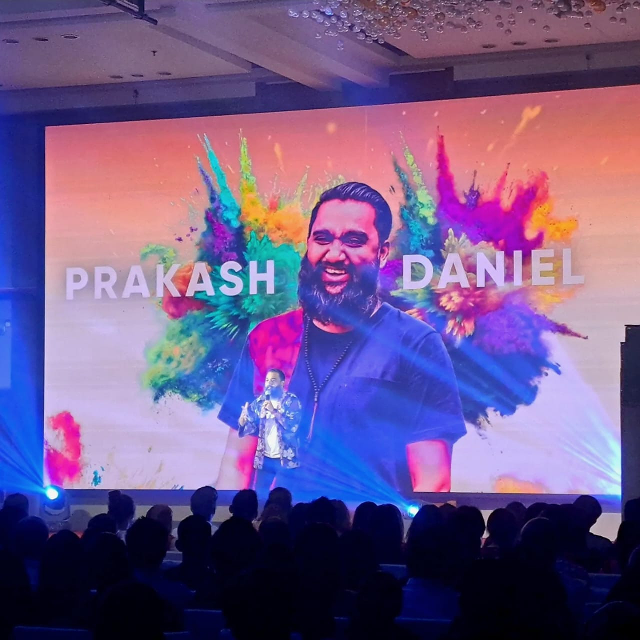 Prakash Daniel makes for an electrifying opening act. – Arjun Mohanakrishnan pic