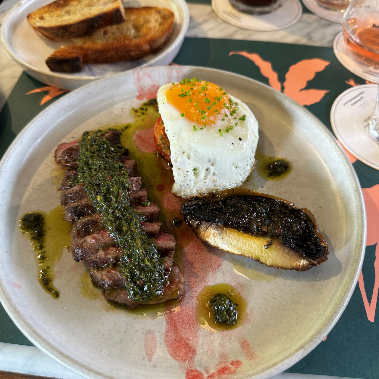 The steak & eggs are very aesthetically pleasing with all the colours of its component elements. – Haikal Fernandez pic