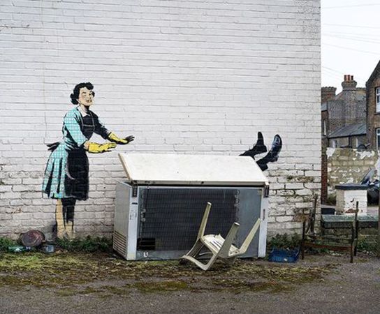 Banksy unveils new ‘Valentine’s Day Mascara’ artwork