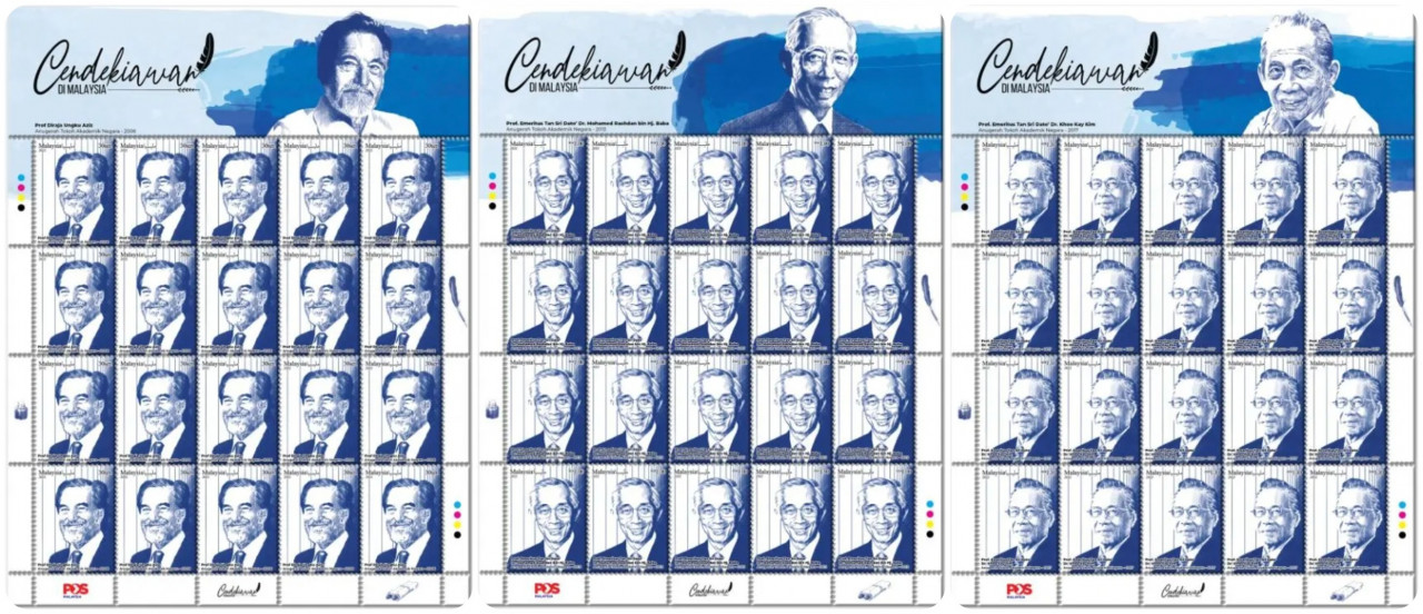 The Stamp Sheets which is part of the collectible set. – Pic courtesy of Pos Malaysia