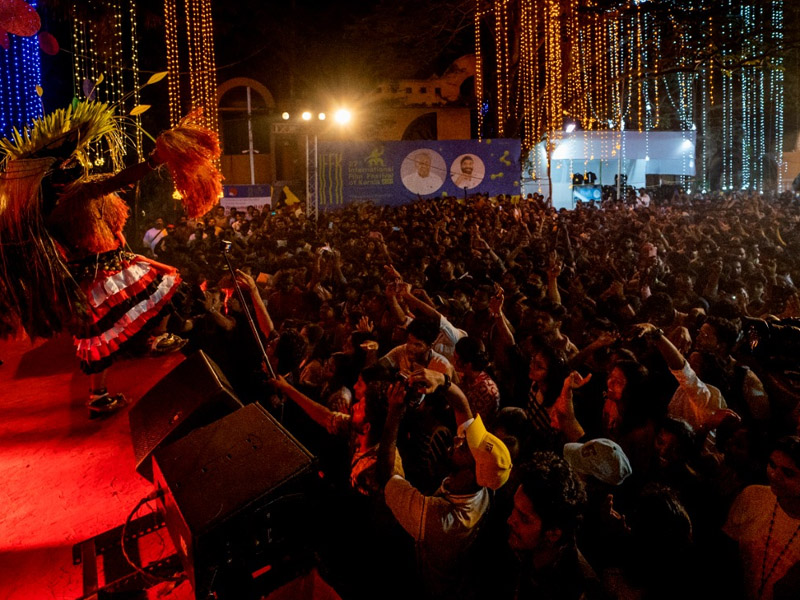 Attended by thousands, the festival ends each night with performances from local musicians and artists. – Pic courtesy of IFFK