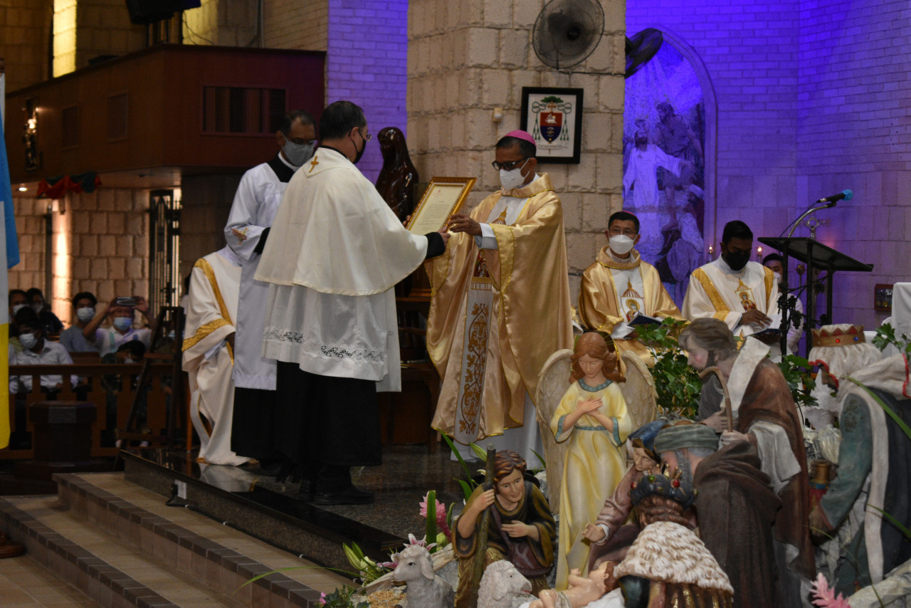 The cathedral was granted the title by the Pope three years ago, but the official proclamation could not be conceived due to the pandemic. – Pic courtesy of Sam Gopal
