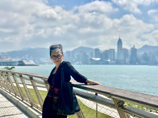 Hong Kong Super Fan Lie Fhung at the West Kowloon Promenade at the West Kowloon Cultural District. – Pic courtesy of Hong Kong Tourism Board