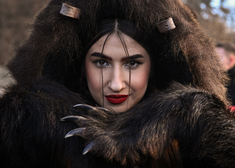 Bearskin dance reconnects Romania youth with tradition