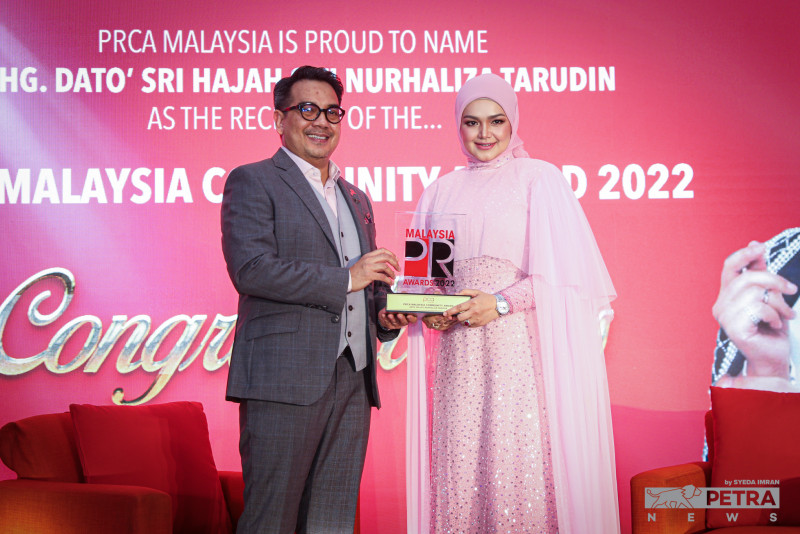 PRCA Malaysia honours Dr Jemilah, Siti Nurhaliza