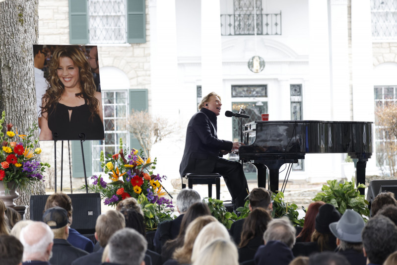 Graceland memorial service for Lisa Marie Presley, daughter of Elvis