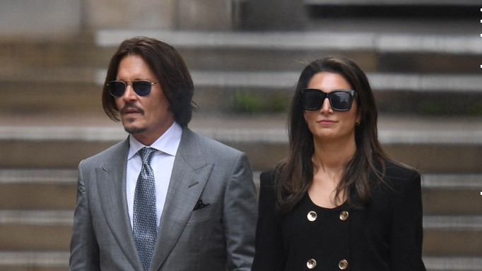 US actor Johnny Depp leaving with lawyer Joelle Rich after day eight of his libel trial against News Group Newspapers (NGN) at the High Court in London, on July 16, 2020. – AFP file pic, September 23, 2022