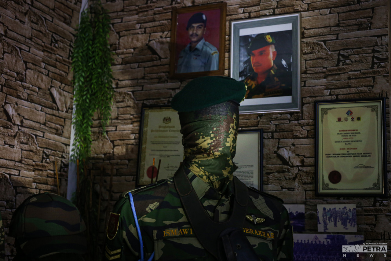 Ismawi last served in the ATM (Malaysian Armed Forces) in the Special Operations Group unit based in Camp Iskhandar, Mersing and then retired in 2016. – NOOREEZA HASHIM/The Vibes pic