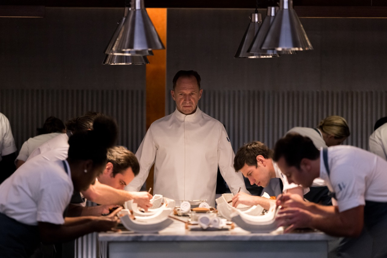 Chef Slowik rules over his chefs, not as a dictator, but as an almost messianic figure who they are completely devoted to. It’s one of the more uncomfortable aspects of the film. – Pic courtesy of Disney