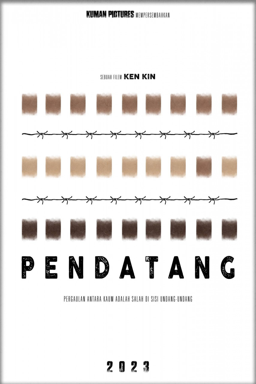 The teaser poster for Pendatang. – Facebook pic