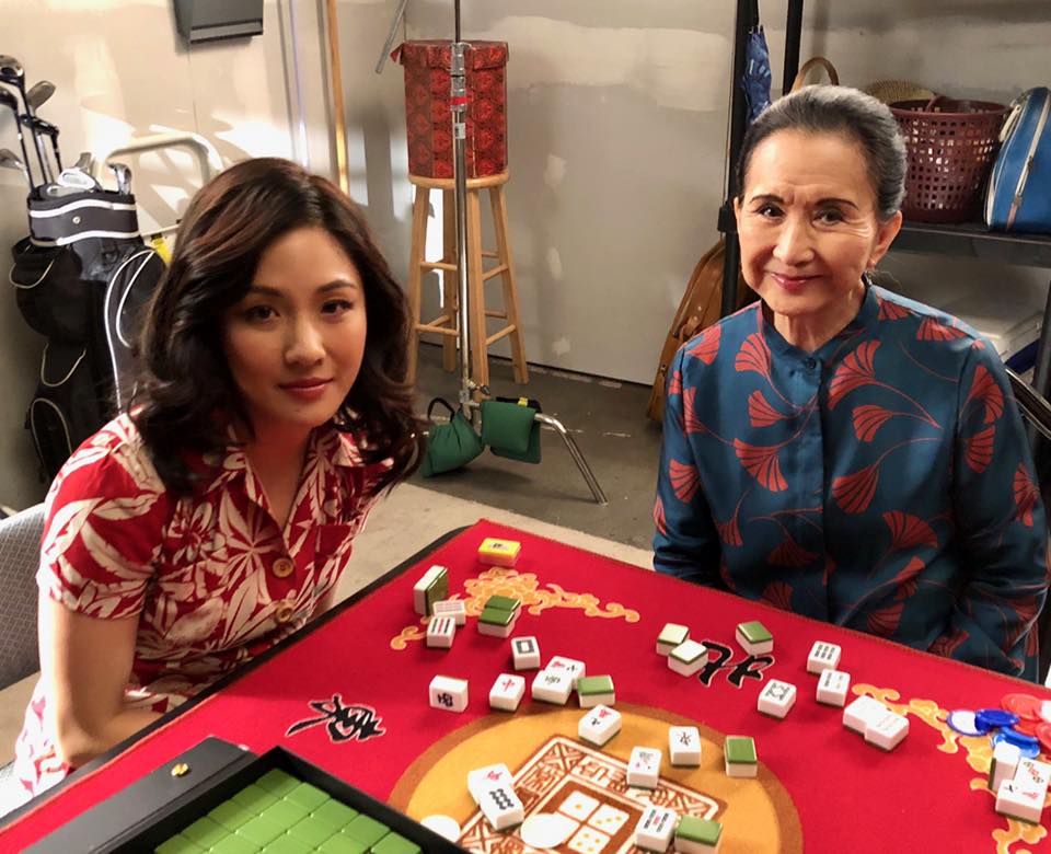 Constance Wu as Jessica Huang from Fresh Off the Boat with co-star Lucille Soong. – Facebook pic