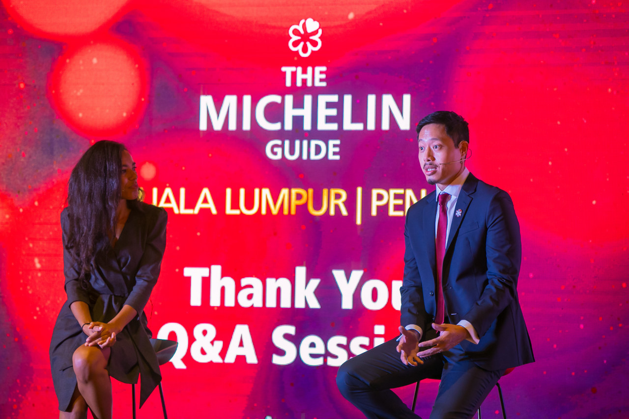 Prichapakorn Dangrojana, managing director of Michelin Malaysia, Singapore, and Brunei; and Elisabeth Boucher-Anselin, Michelin experiences director of communications. – Pic courtesy of Michelin