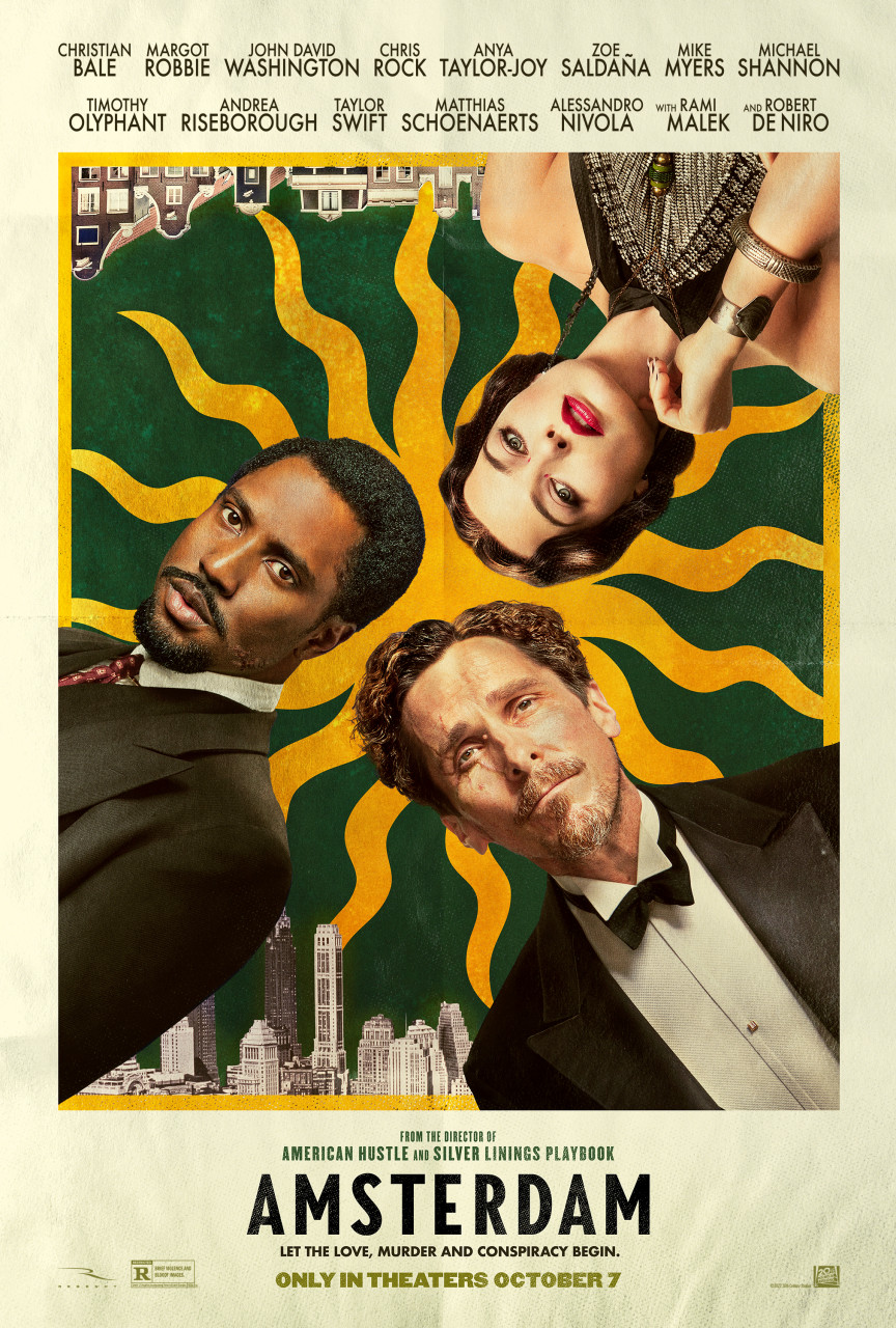 David O. Russell can always be expected to have a loaded cast in his movies and Amsterdam is no different. Will awards glory follow this time? – Pic courtesy of Disney