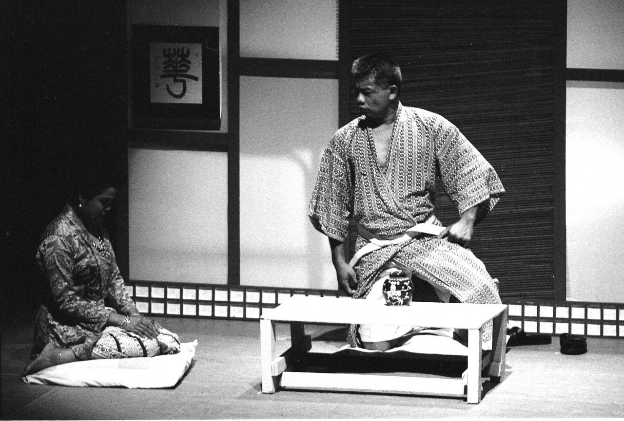 Jalil Hamid as Takahashi and Khatijah Tan as Nani. – Pic courtesy of Johan Jaafar