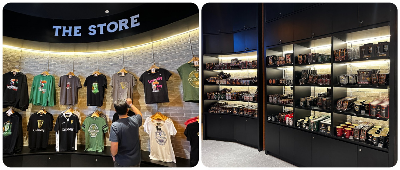 The entrance to Arthur’s Storehouse is dominated by a gift store with items imported directly from Dublin, where Guinness originates. – Haikal Fernandez pic